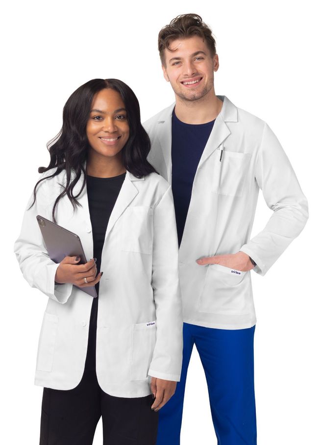 Unisex Nursing Lab Coat  Healthcare Uniform for Nurses & Clinical Staff