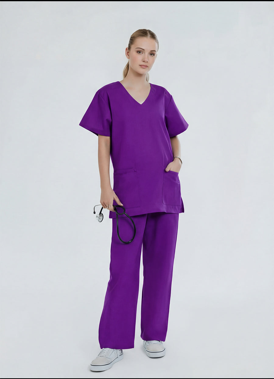 dark-lilac-scrub-sets-for-women